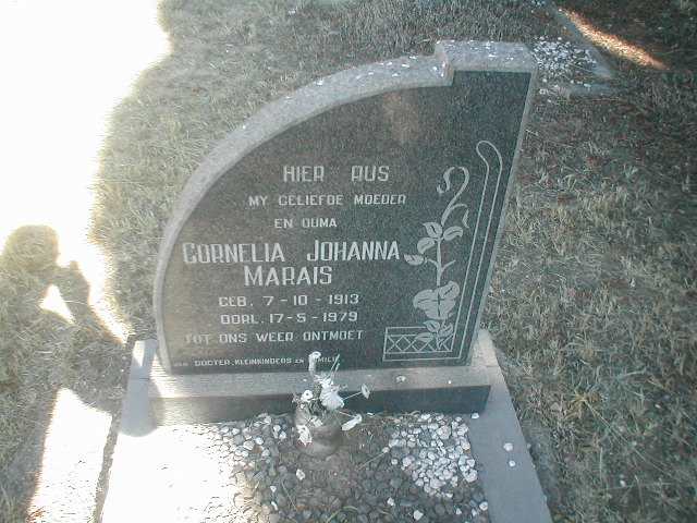 MARAIS Cornelia Johanna 1913-1979