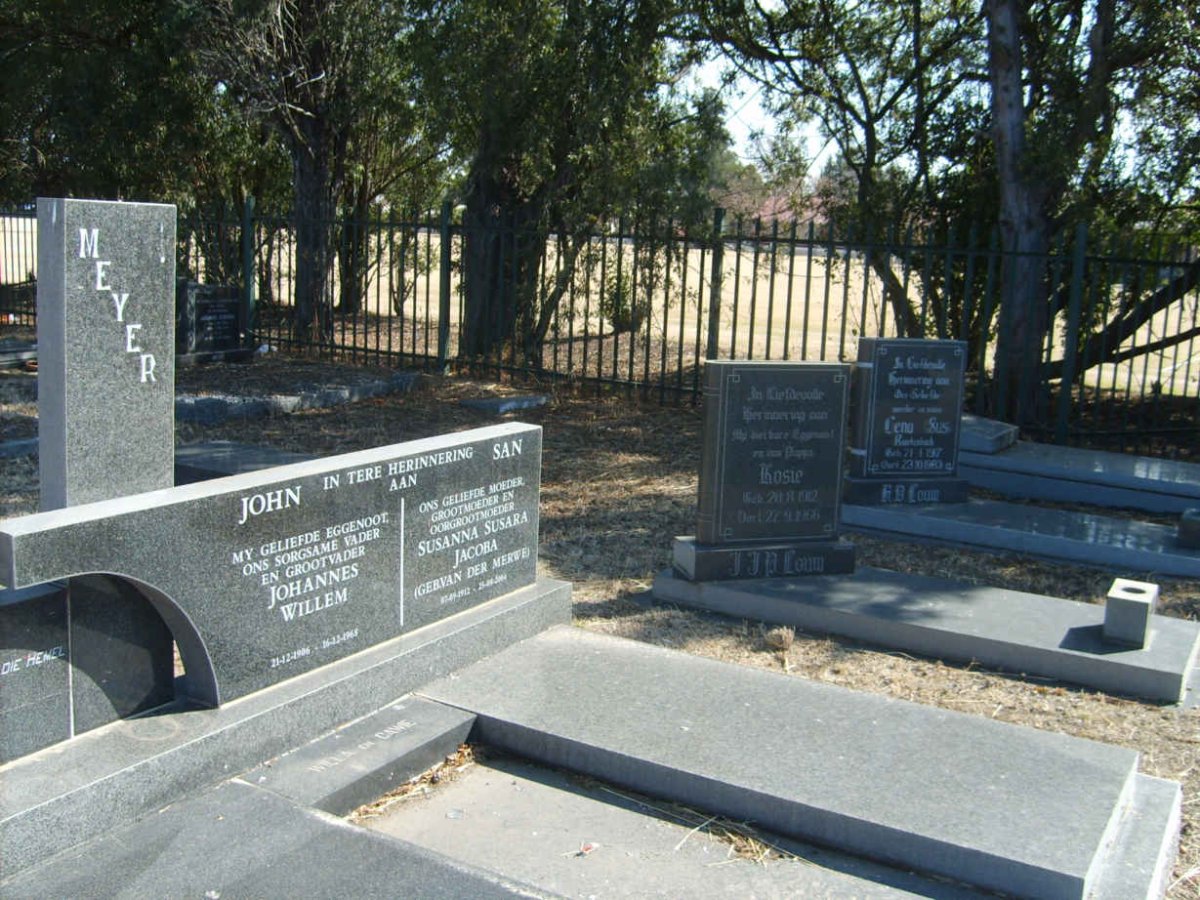 MEYER Johannes Willem 1906-1965 &amp; Susanna Susara Jacoba VAN DER MERWE 1912-2004