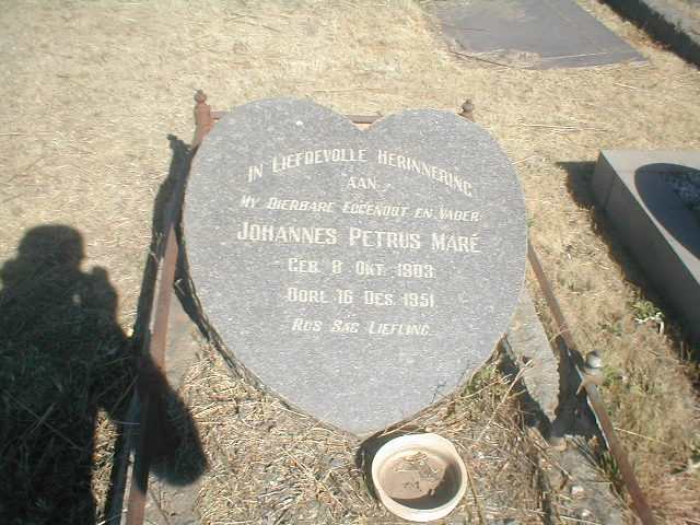 MARÉ Johannes Petrus 1903-1951
