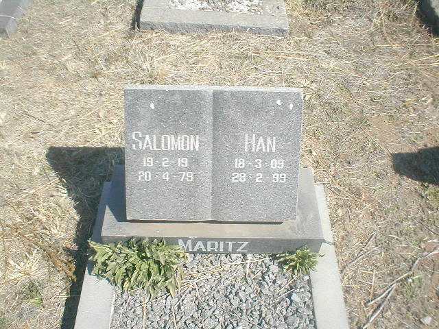 MARITZ Salomon 1919-1979 &amp; Han 1909-1999