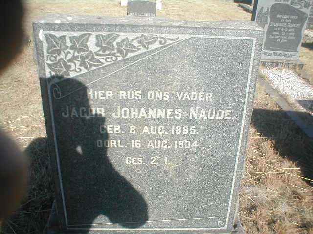 NAUDE Jacob Johannes 1885-1934