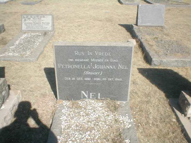 NEL Petronella Johanna nee BOSHOFF 1892-1948