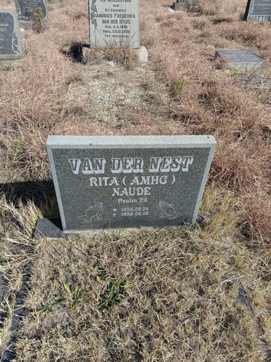 NEST A.M.H.G., van der nee NAUDE 1933-1956