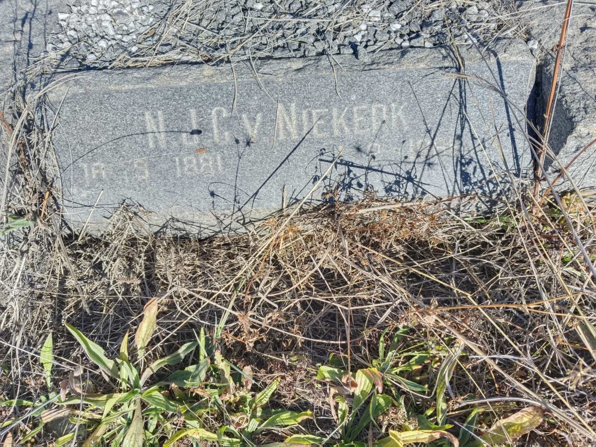 NIEKERK N.J.C., van 1881-?