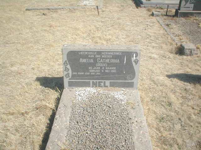 NEL Amelia Catherina nee ROUX  1881-1961