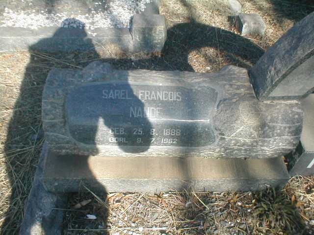 NAUDE Sarel Francois 1888-1962
