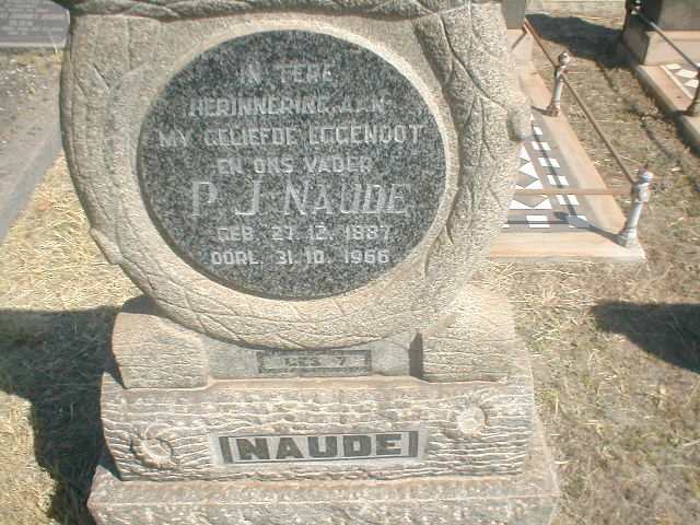 NAUDE P.J. 1887-1966