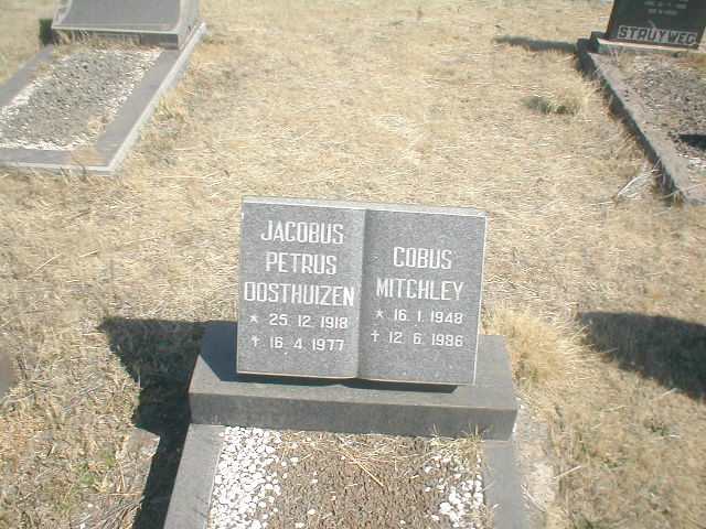 OOSTHUIZEN Jacobus Petrus 1918-1977, OOSTHUIZEN Cobus Mitchley 1948-1986