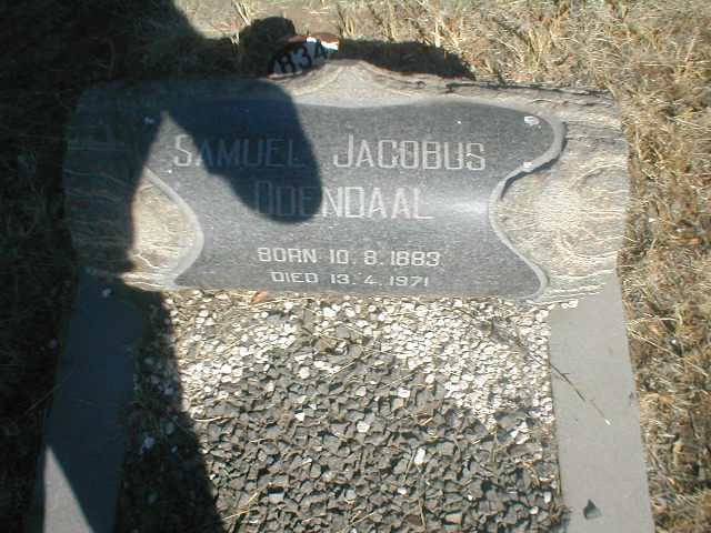 ODENDAAL Samuel Jacobus 1883-1971