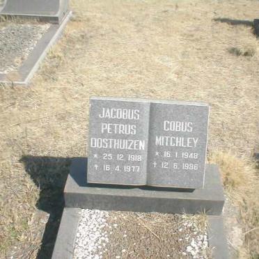 OOSTHUIZEN Jacobus Petrus 1918-1977, OOSTHUIZEN Cobus Mitchley 1948-1986