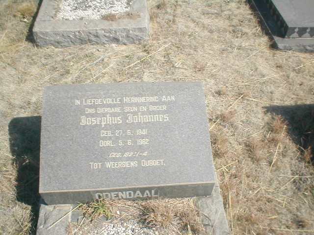 ODENDAAL Josephus Johannes 1941-1962