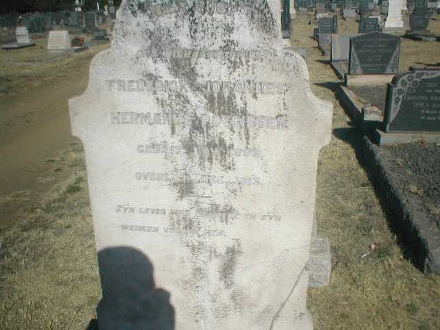 POTGIETER Frederick Johannes Hermanus 1895-1913