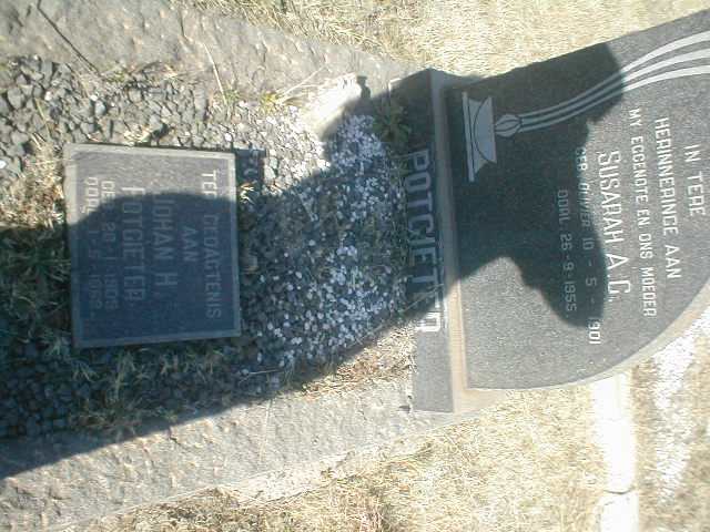 POTGIETER Johan H. 1905-1968 &amp; Susarah A.C. 1901-1955