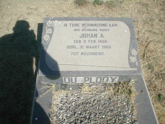 PLOOY Johan A., du 1886-1966