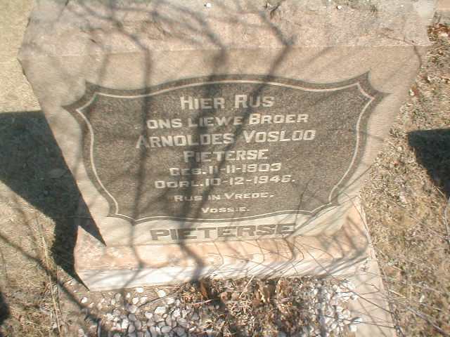 PIETERSE Arnoldus Vosloo 1903-1946