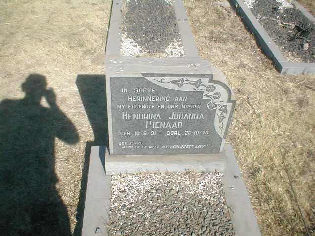 PIENAAR Hendrina Johanna 1931-1970