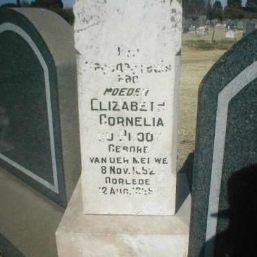 PLOOY Elizabeth Cornelia, du nee VAN DER MERWE 1852-1929