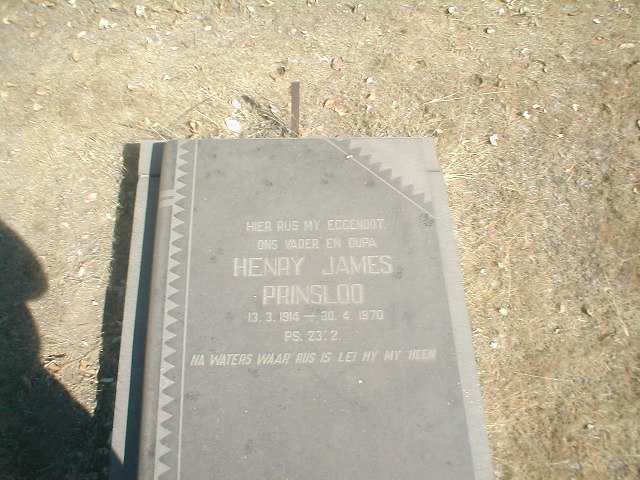 PRINSLOO Henry James 1914-1970