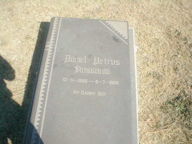 ROSSOUW Daniel Petrus 1896-1968