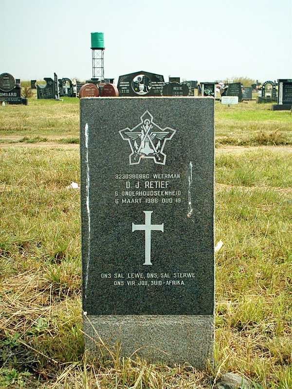 RETIEF D.J. -1986