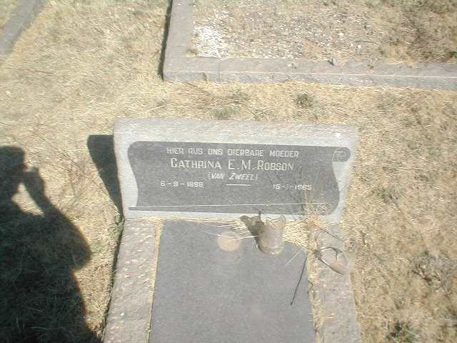 ROBSON Cathrina E.M. geb. ZWEEL 1888-1965