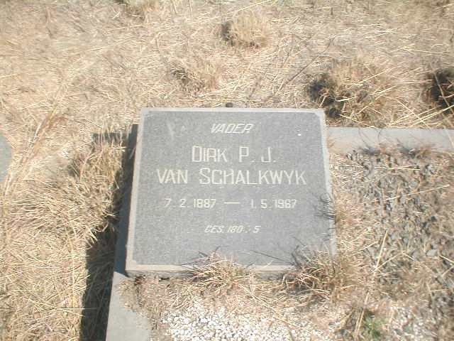 SCHALKWYK Dirk P.J. 1887-1967
