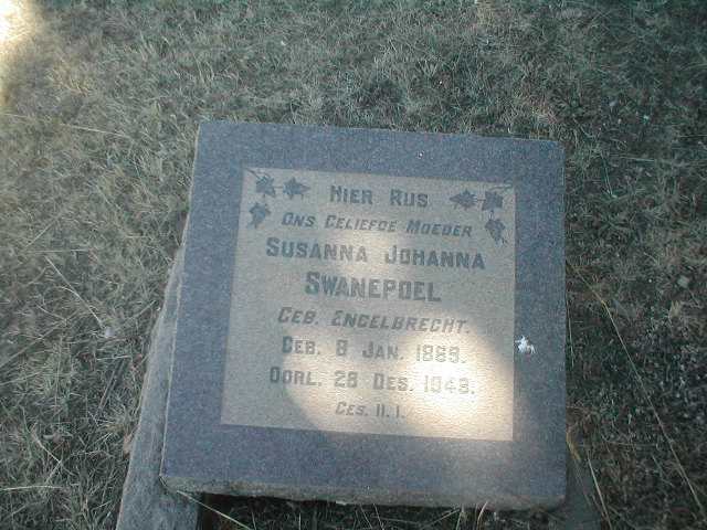 SWANEPOEL Susanna Johanna nee ENGELBRECHT 1889-1943