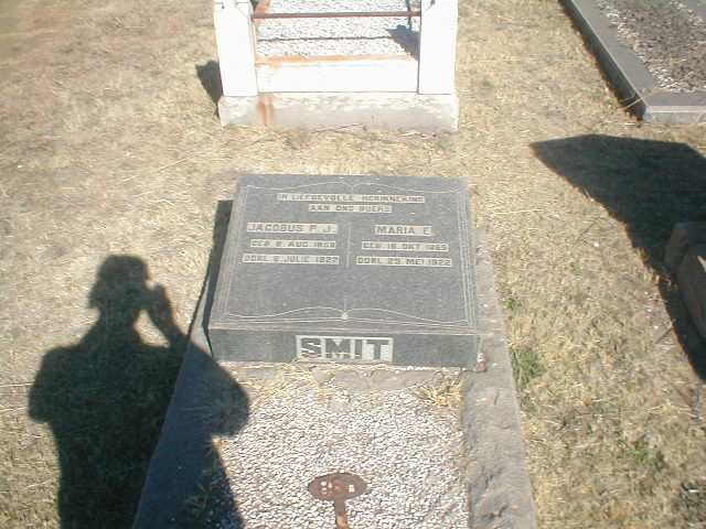 SMIT Jacobus P.J. 1858-1927 &amp; Maria E. 1865-1922