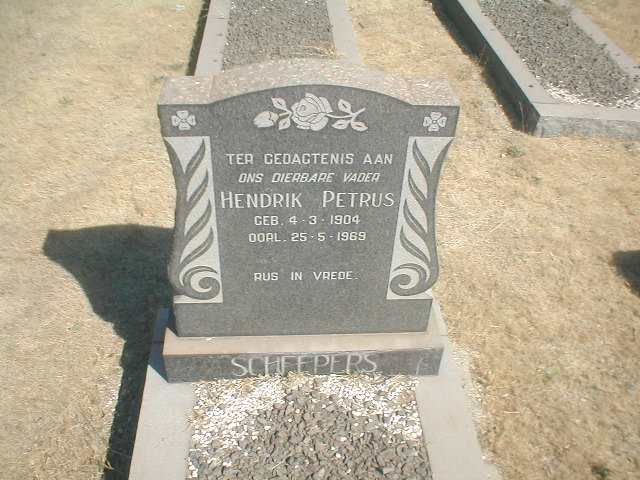 SCHEEPERS Hendrik Petrus 1904-1969