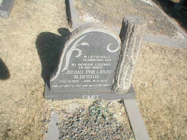 SMIT Josias Phillipus Albertus 1920-1970