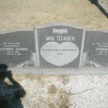STADEN Marthinus Jacobus, van 1905-1989 &amp; Johanna H.W. 1917-1988