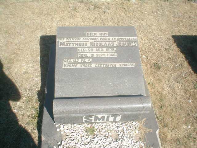 SMIT Mattheus Nicolaas Johannes 1878-1940