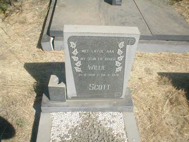 SCOTT Willie 1919-1978