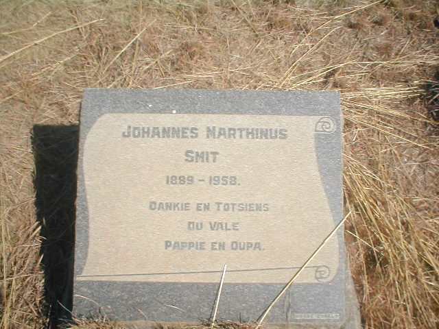 SMIT Johannes Marthinus 1889-1958