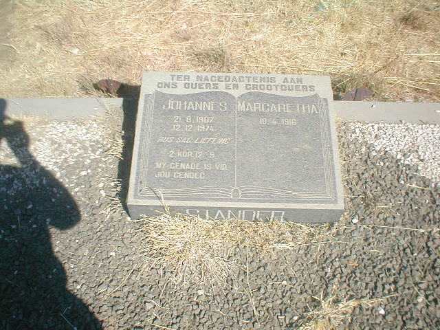 STANDER Johannes 1907-1974 &amp; Margaretha 1916-