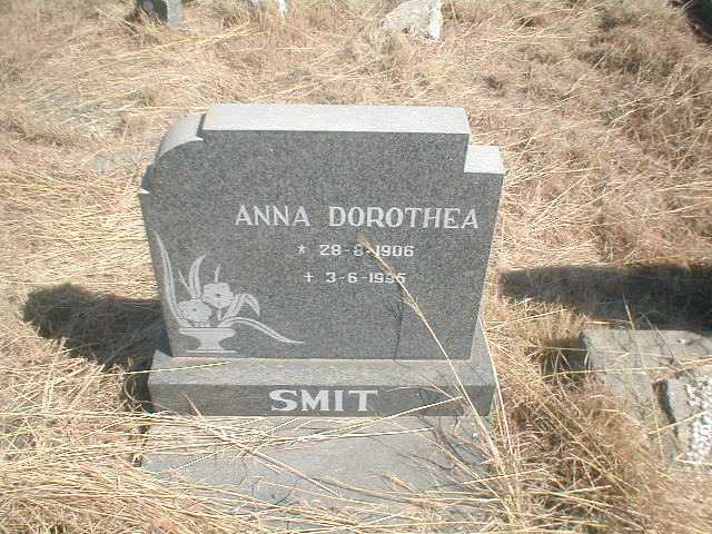 SMIT Anna Dorothea 1906-1995