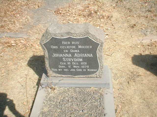 STRYDOM Johanna Adriana 1891-1978