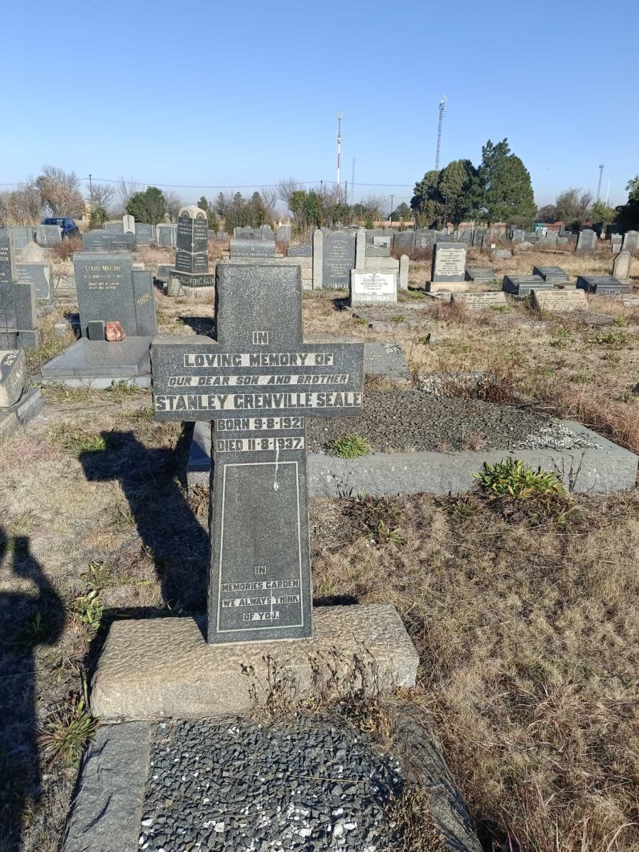 SEALE Stanley Grenville 1921-1937