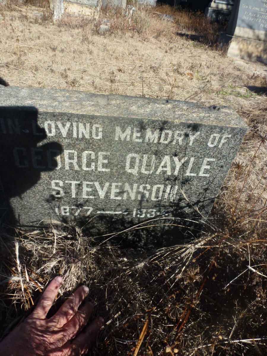 STEVENSON George Quayle 1877-1934