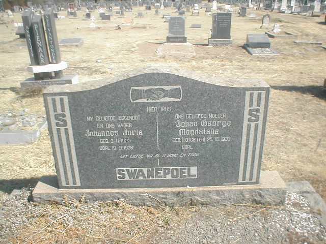 SWANEPOEL Johannes Jurie 1925-1958 &amp; Johan George Magdalena POTGIETER 1933-