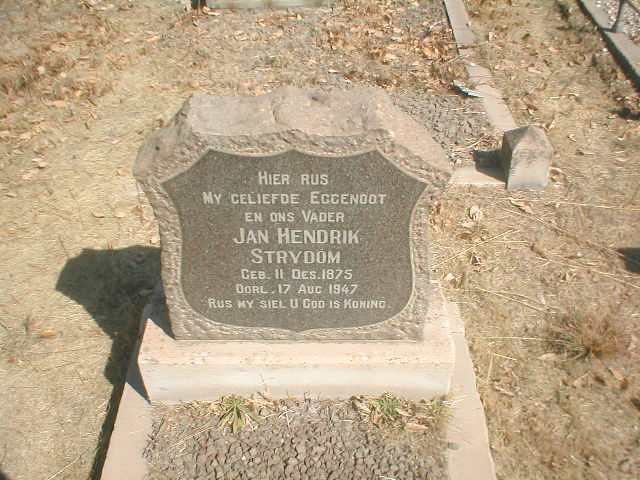 STRYDOM Jan Hendrik 1875-1947