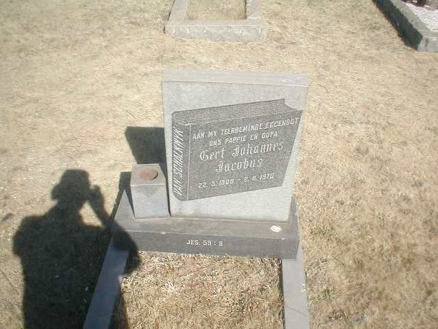 SCHALKWYK Gert Johannes Jacobus, van 1908-1970