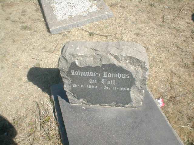 TOIT Johannes Jacobus, du 1898-1964