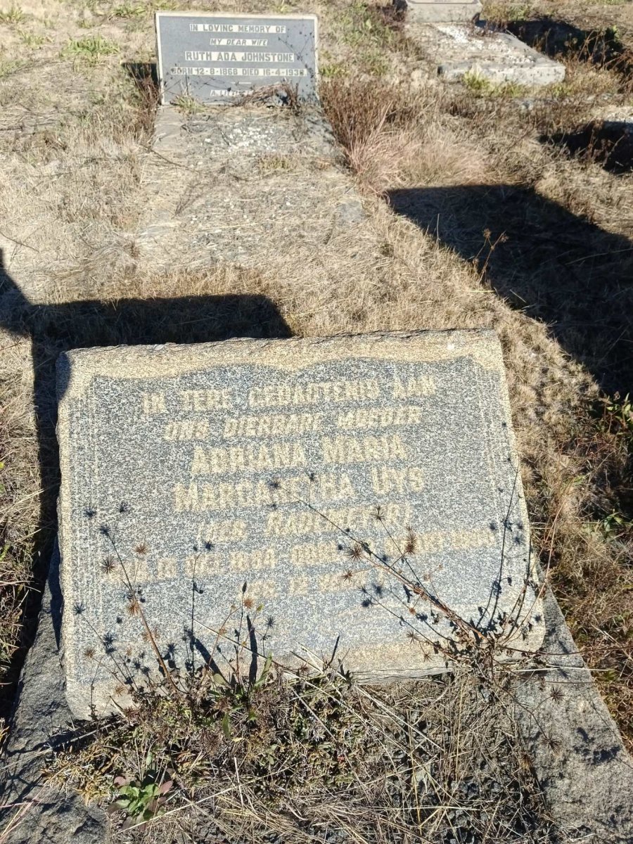 UYS Adriana Maria Margaretha nee RADEMEYER 1884-