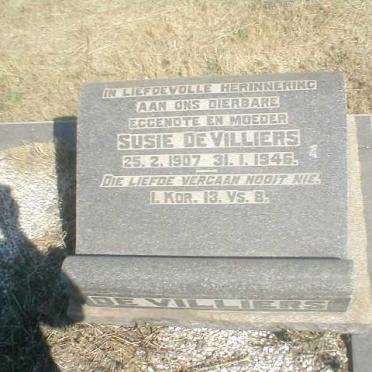 VILLIERS Susie, de 1907-1946