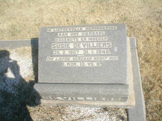 VILLIERS Susie, de 1907-1946