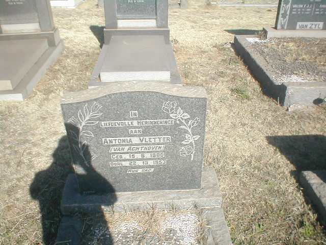 VLETTER Antonia nee VAN ACHTHOVEN 1880-1953