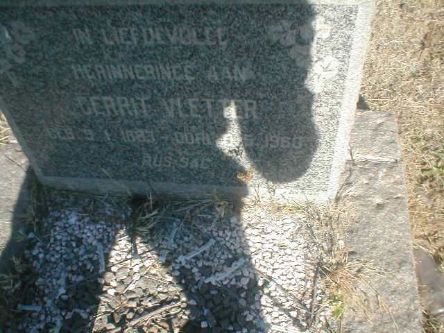 VLETTER Gerrit 1883-1960