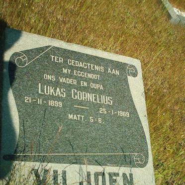 VILJOEN Lukas Cornelius 1899-1969
