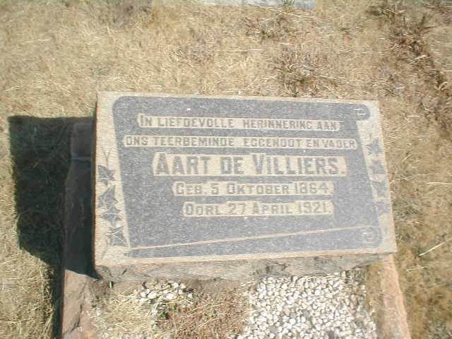 VILLIERS Aart, de 1864-1921